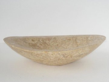 Beige Travertine Flower Arrangement Plate 30501