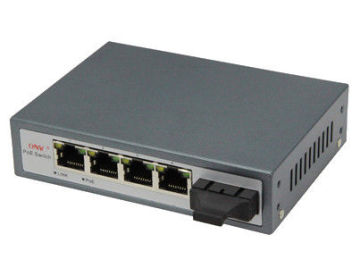 10mbps / 100mbps Poe Ethernet Switch 60 Watts With 4 Poe Ports