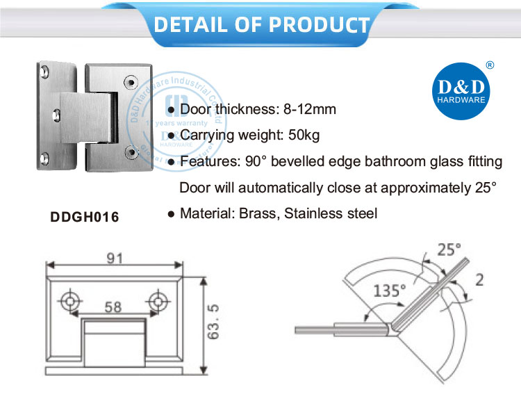 types of glasses hinges