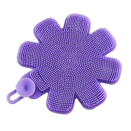 Flower Style Stay Clean Scrubber Sponge