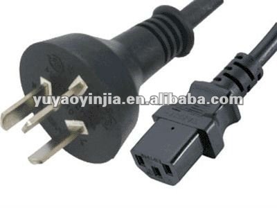 Argentina computer power cord,IEC 320 C13