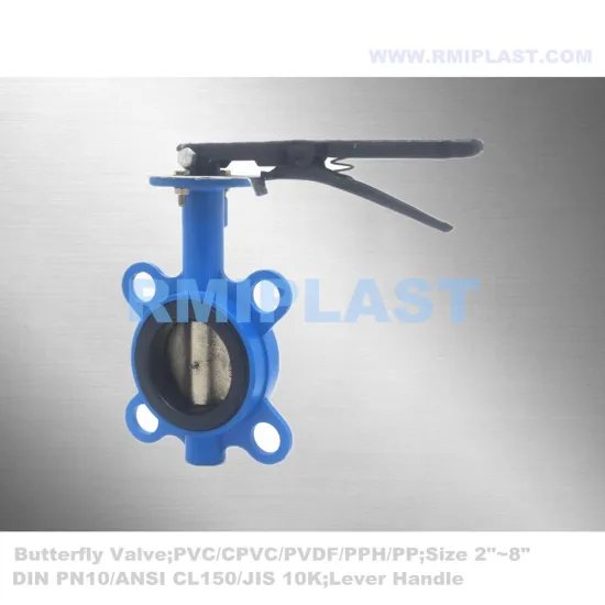 Wafer Soft seated Butterfly Valve