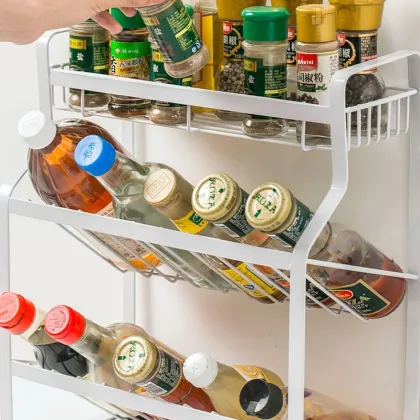 Three-Layer Metal Seasoning Rack