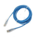 Cable de conexión Ethernet Cat6 delgado sin enganche RJ45 trenzado