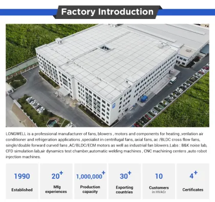 160mm Diameter Centrifugal Fan Impeller Centrifugal Exhaust Fan