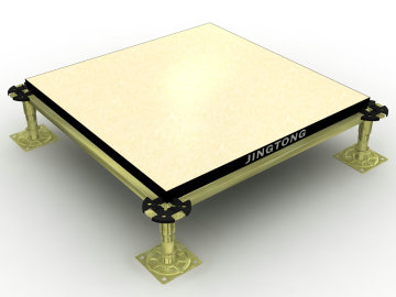 Raised Floor, Made of Steel and Cement Filled in