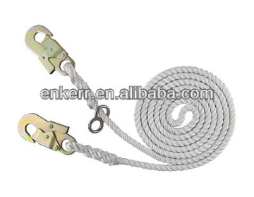 Adjustable Safety Rope lanyard with firgure 8