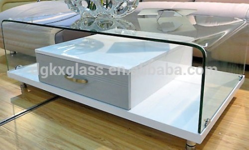 glass console table