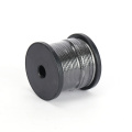 High Strength 7x7 Black Oxide Wire Rope