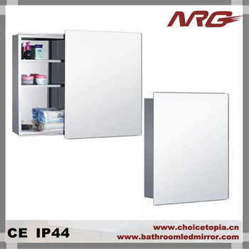 Wood file cabinet with glass door