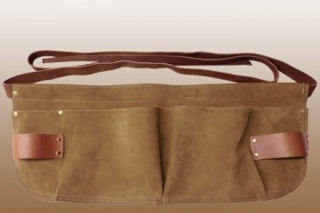 Custom high quality waxed canvas nail apron