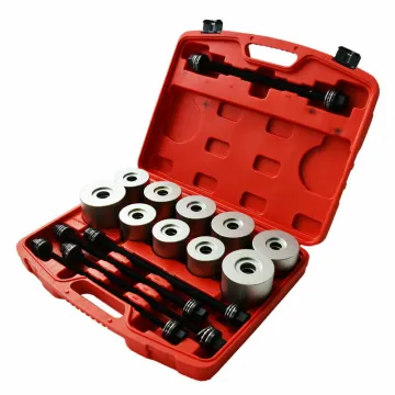 27pc Universal Press & Puller Sleeve Kit: Bearing Removal and Insertion Tool Set