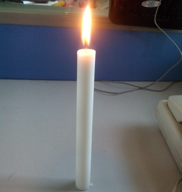 Tinh khiết sáp trắng thon thanh nến velas bó hoa