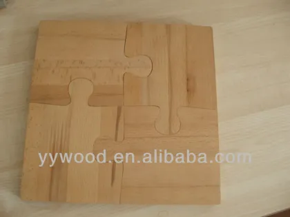 wooden chopping block