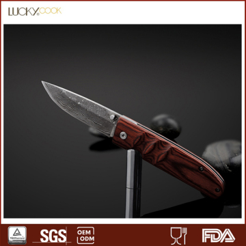 Pakkawood bushcraft knives Damascus exotic knives