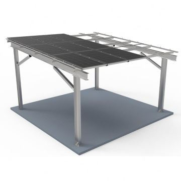 Modern PV Solar Carport Mounting System and Ground Kit