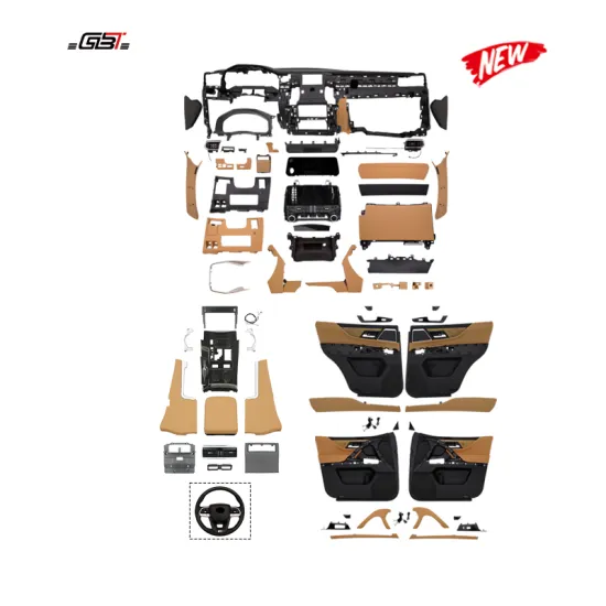 GBT Kit LX570 to LX600 Model Instrument Panel Assembly Center Armrest Box Steering Wheel for 2008-2015 Lexus LX570