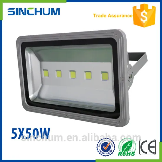 ip65 high lumen thick housing 250w led flood light