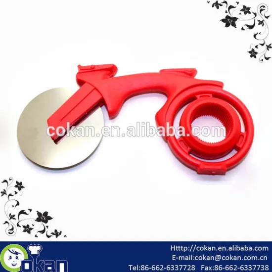 Bicycle Shape Stainless Steel Pizza Cutter,Pizza Knife CK-KT407