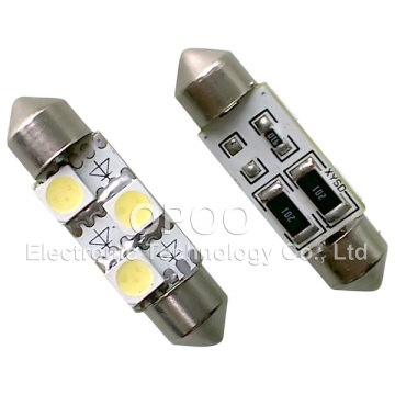 Canbus Auto SMD T10 Festoon Bulb (T10 Festoon-3SMD)