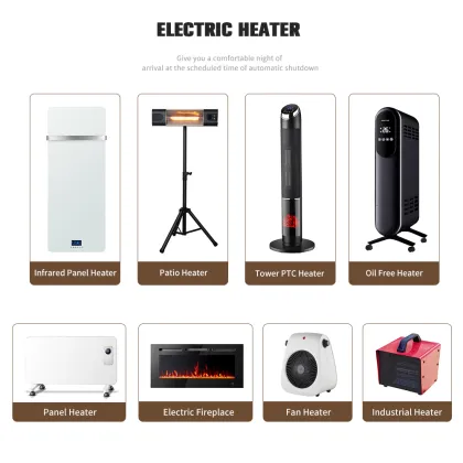 White Infrared Panel Wall-Mounted Heater