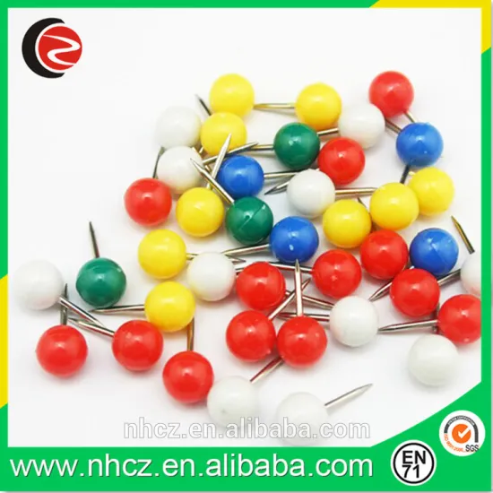 Mixed Color Round Push Pin