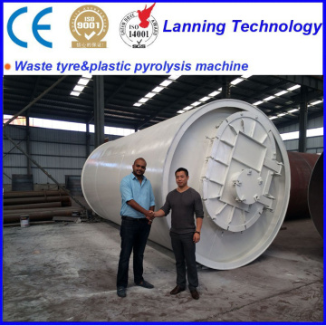 latest waste tire to oil plant