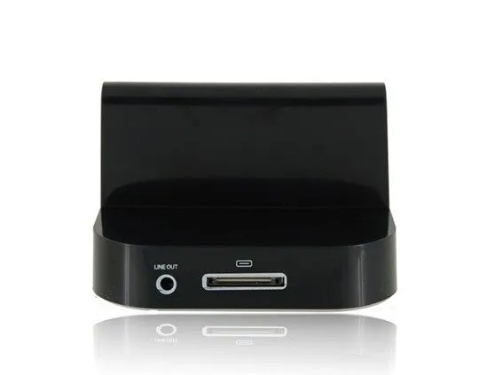 Black Universal Laptop Keyboard Usb Dock Charger Stand Holder For Apple Ipad