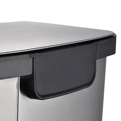 stainless steel rectangle home use trash can