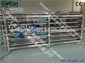 New designed for industrial UHT tube in tube apricot jam pasteurization facility made in China