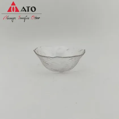 OEM fruit soup food container glass salad bowl