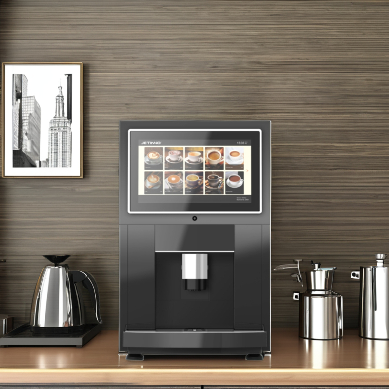 JL24-IN5C 14 Touch Screen Instant Coffee Machine: Your All-in-One Vending Solution for Coffee and Tea