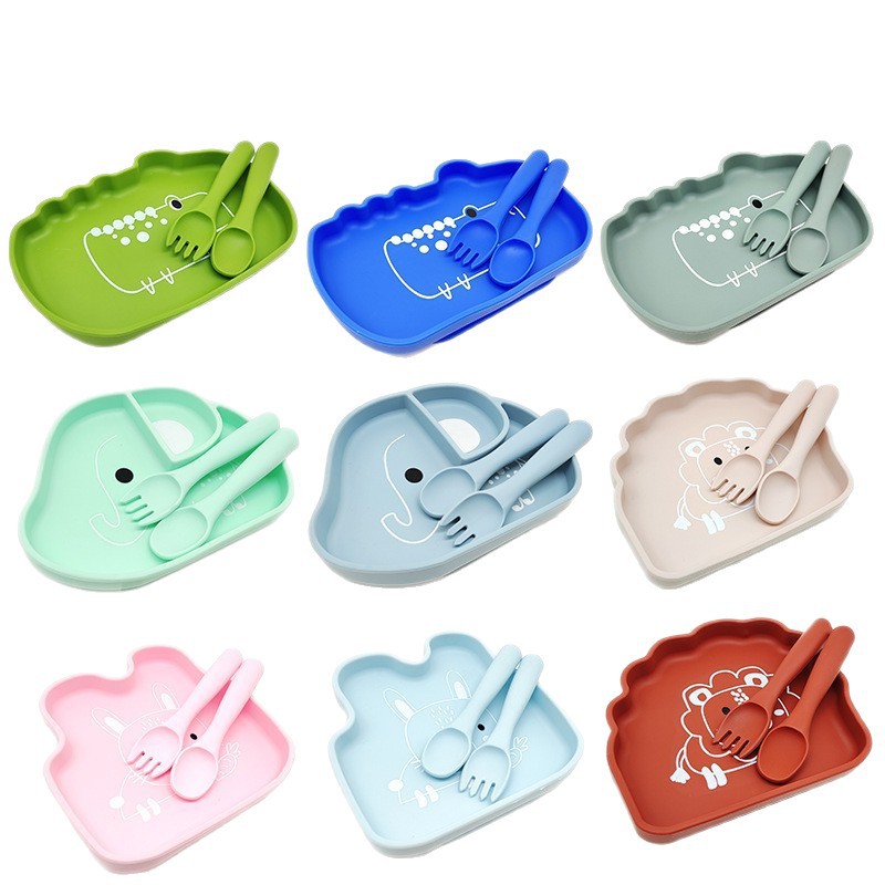 crocodile silicone feeding set MFZ-A004