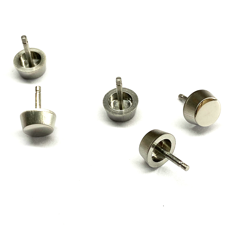 Steel Watch Pusher Button Crown For Wrist Watch