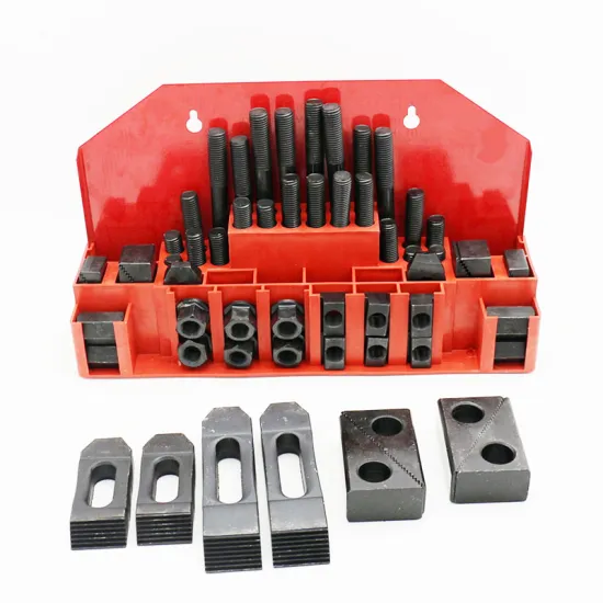 Red Box 58-PCS CNC Clamping Kit with Metal Holder - M20x22 Tool Accessories