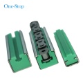 Plastic chain type guide rail