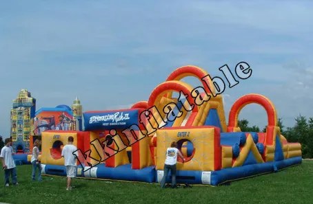40Feet Giant Inflatable Obstacle Course For Adults