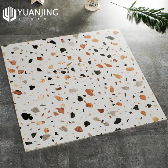 Modern Terrazzo Floor Tiles: 600x600mm Non-Slip Surface for Indoor and Outdoor Clothing Stores