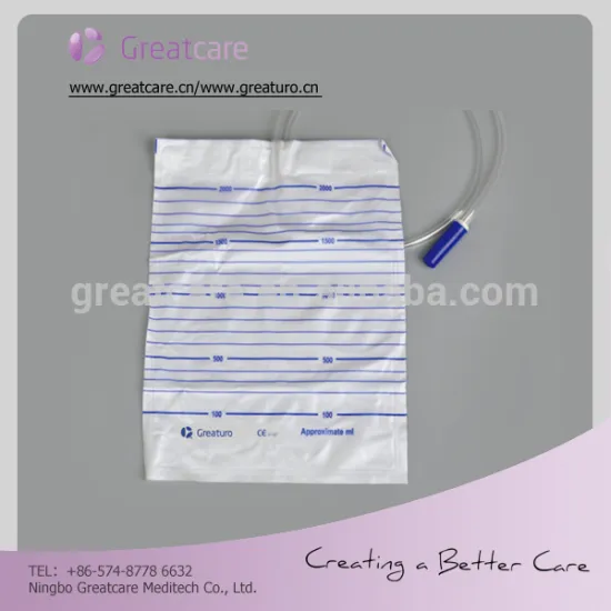 2000ml Urinary Drain Bag (without outlet)