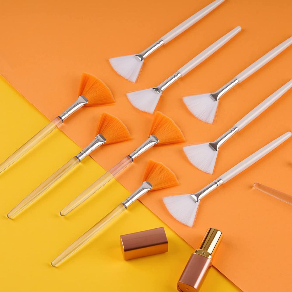 custom face fan brush