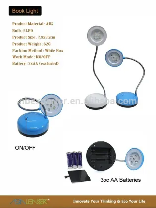 2015 Super bright 5 led desk lamp