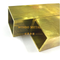 Brass Square Pipes Windo Metal