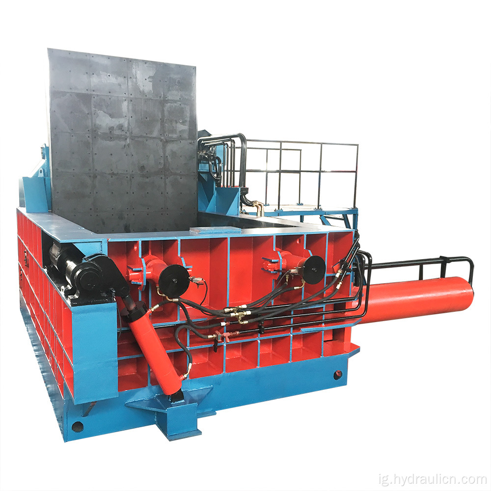 Scrap Press Machine Aluminium Mkpọ Hydraulic Baler