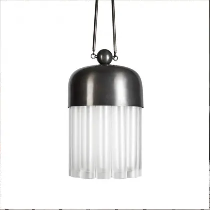 Modern Glass Chandelier for Luxury Restaurant Interior and Bedside Lighting