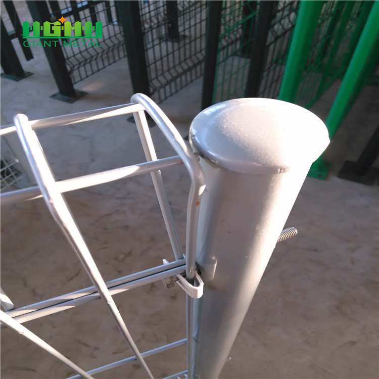 Rolled top brc welded mesh fencing