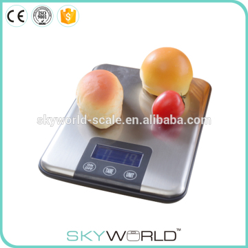 TY3111 Lower power consumption digital electronic kitchen scale with stainless steel platform