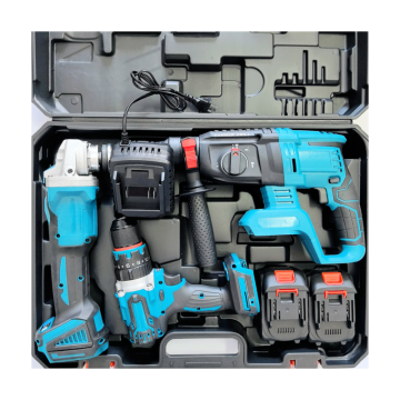 Lithium Battery Cordless Electric Drill Power Drilling Machine Brushless Drill Tools Combo Set