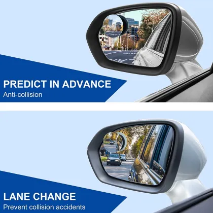 Wholesale Small Round Mirrors 360 Degree Clear Blind Spot Car Mirrors