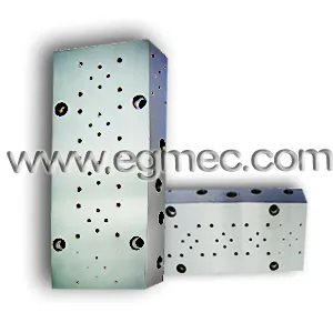 Hydraulic Valves Of Size 6mm, Custom Design Cetop3 Manifold Block 