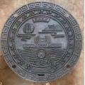 Customized ductile cast iron manhole cover